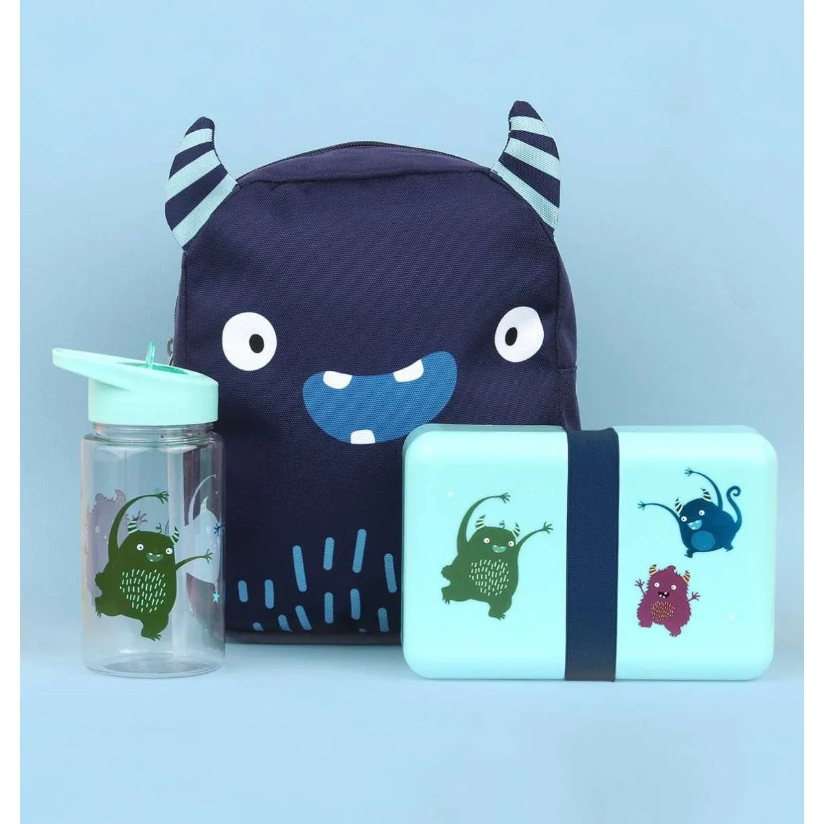 A Little Lovely Company Little Backpack: Monster