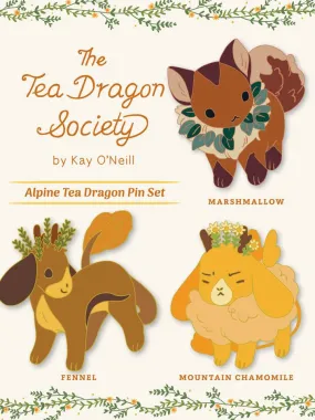 ALPINE TEA DRAGON SOCIETY PINS