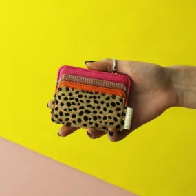 Animal Cheetah Card Holder