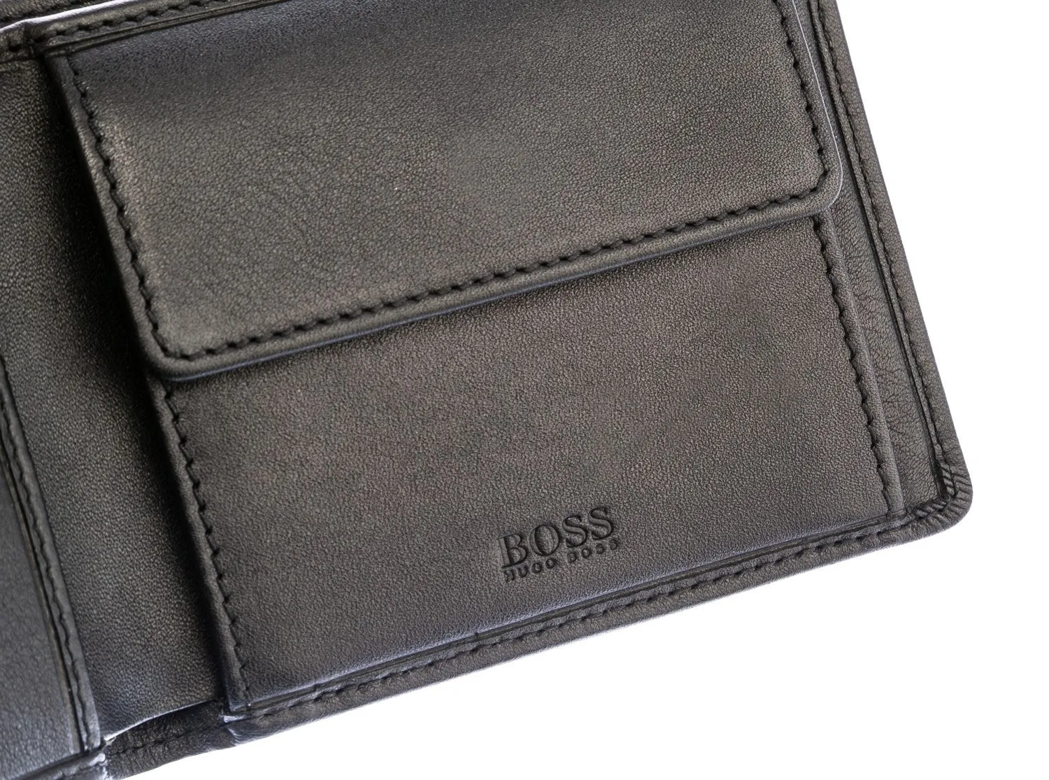 BOSS Majestic_S 4cc Coin Wallet in Black