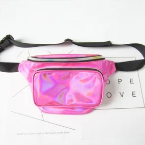 Bum Bag Metallic Pink Festival