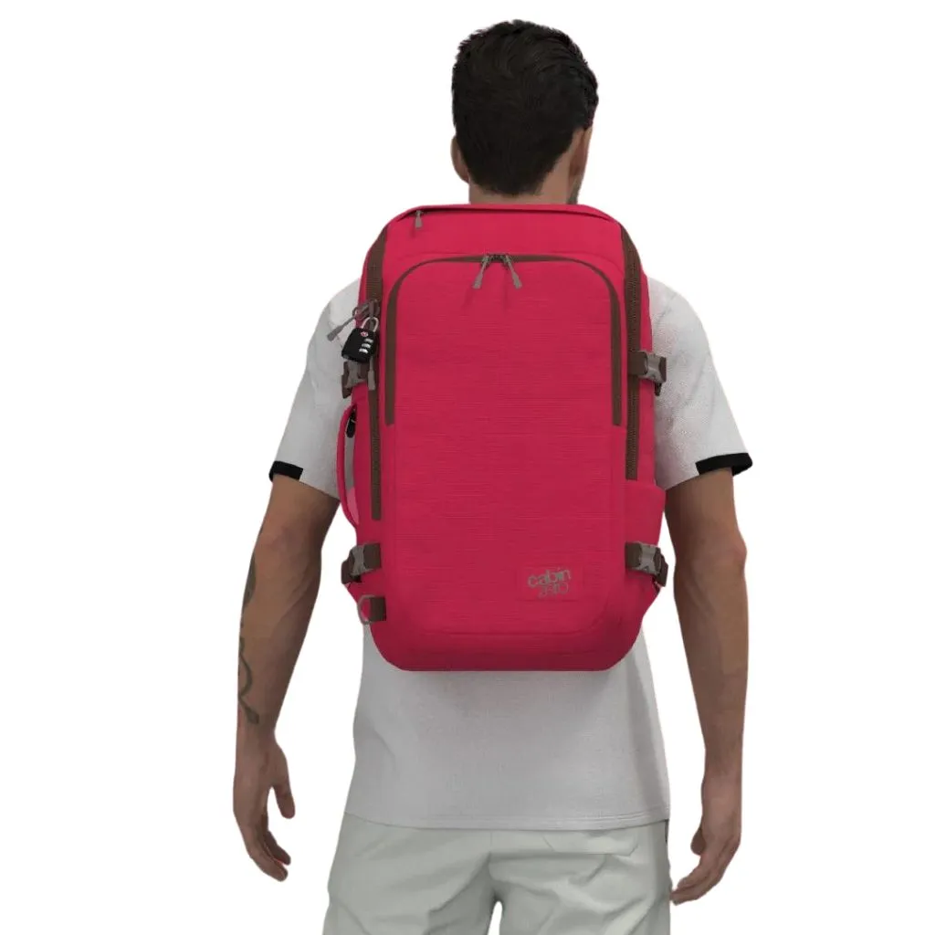 CabinZero ADV PRO 32L Carry On Backpack - Miami Magenta