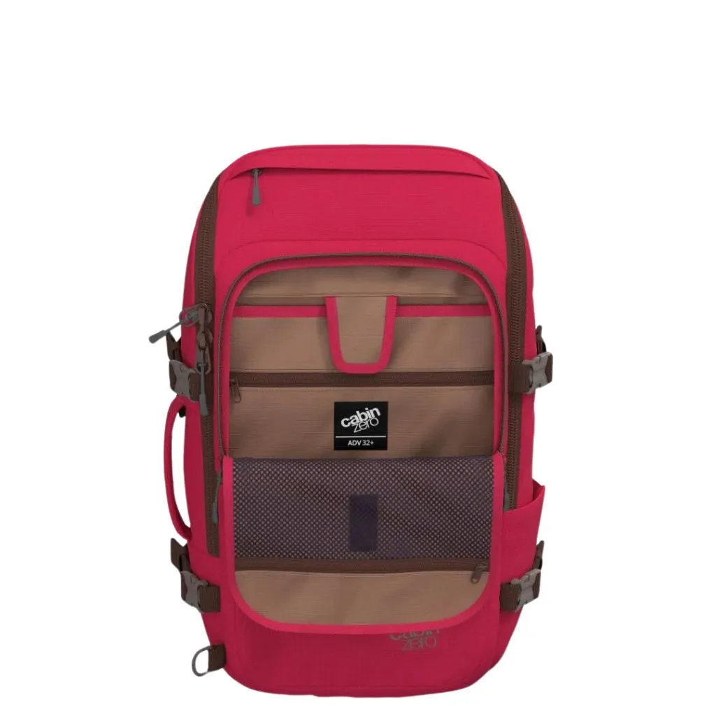 CabinZero ADV PRO 32L Carry On Backpack - Miami Magenta