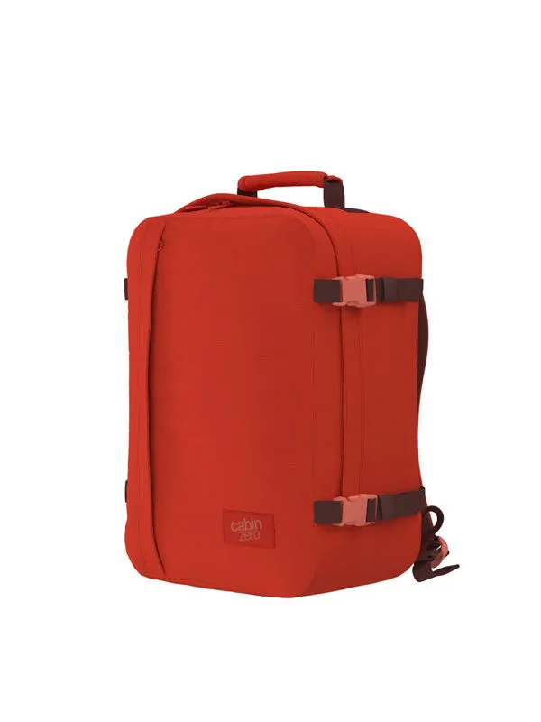 Cabinzero Classic Backpack 36L in Tomato Festival Color