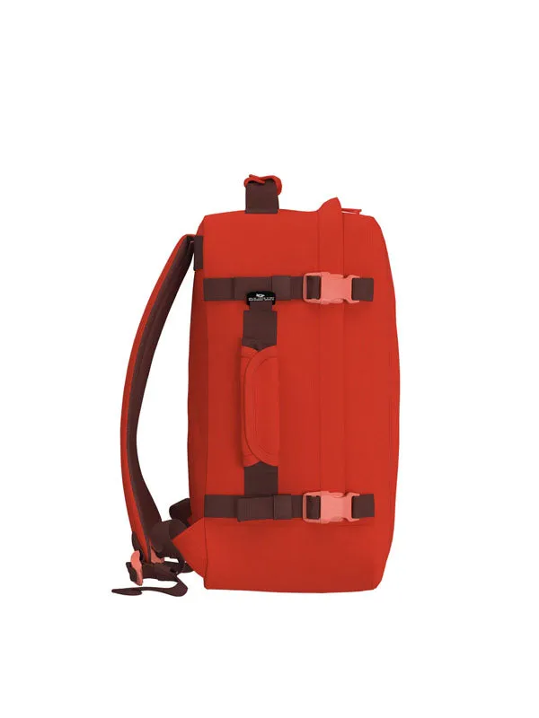 Cabinzero Classic Backpack 36L in Tomato Festival Color