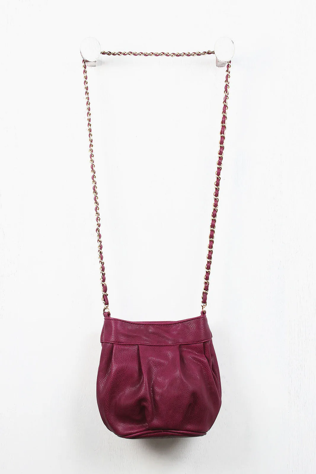 Chic Plated Bucket Bag