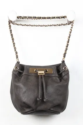 Chic Plated Bucket Bag