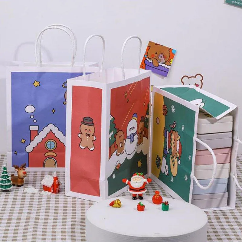 Christmas Series Portable Gift Bags Paper Packaging Bags NP-020004