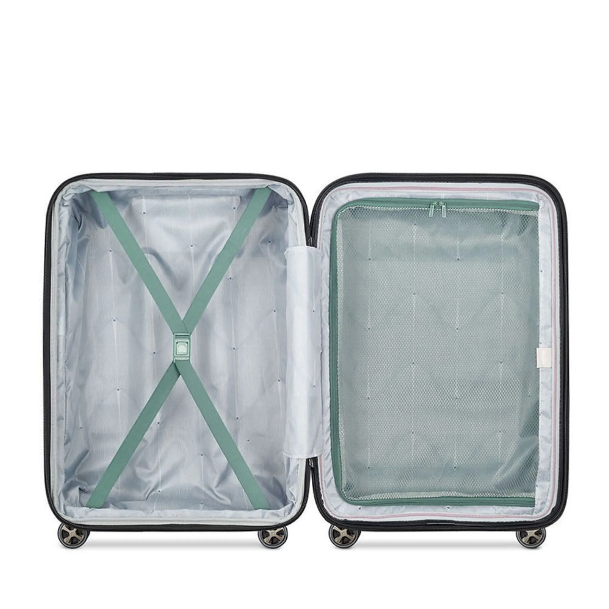 Delsey Paris Shadow 5.0 DY2878821P 75cm 4 Double Wheels Expandable Trolley Case - Green