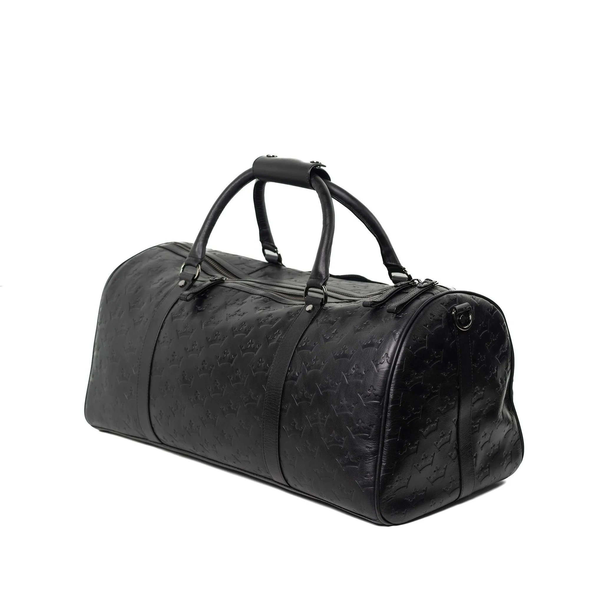 DraftKings Leather Duffel Bag