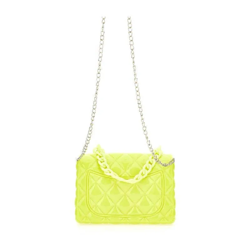 Girls Yellow Quilted Bag