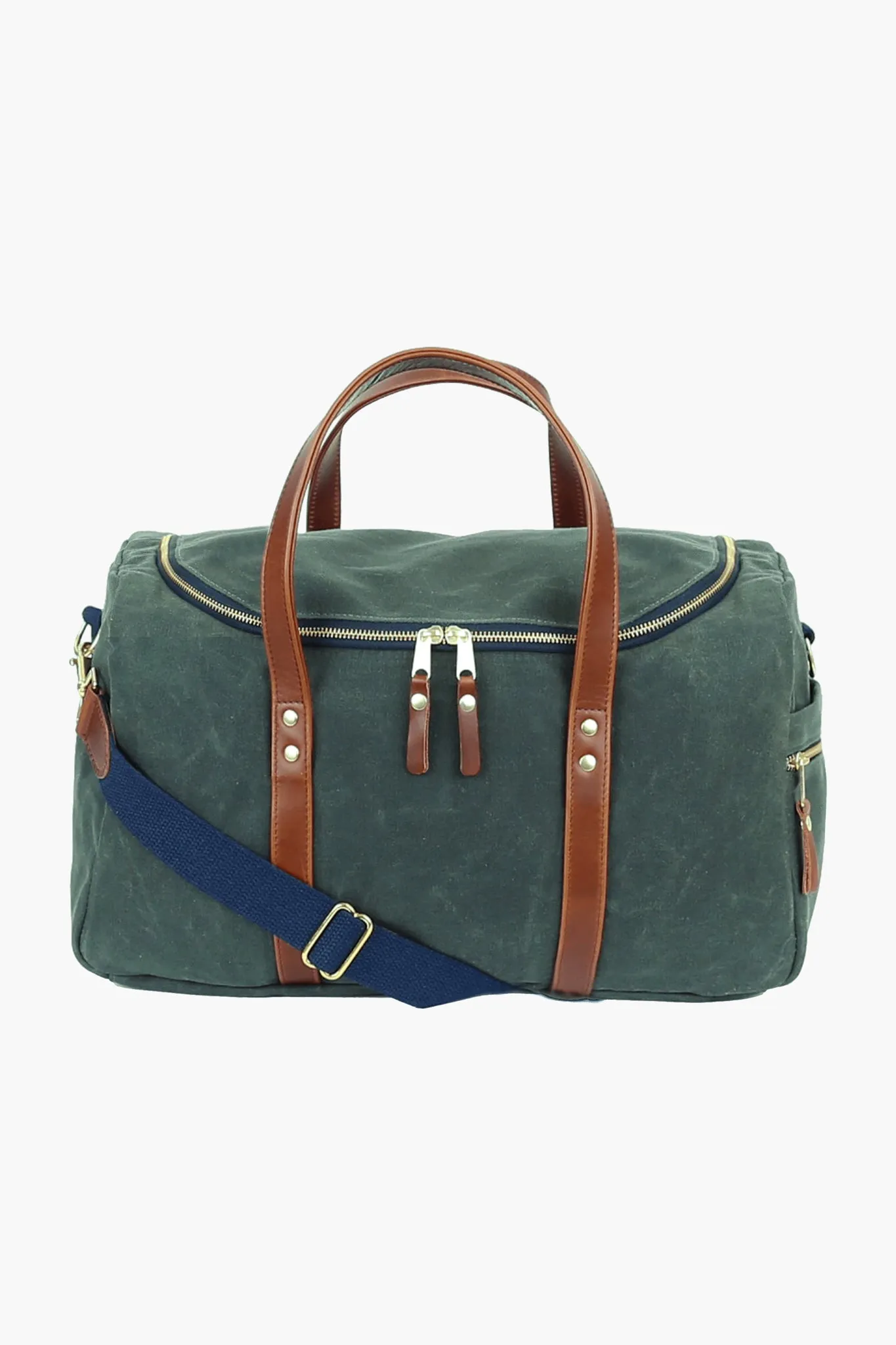 Hunter Green Waxed Canvas Heritage Commuter Duffel