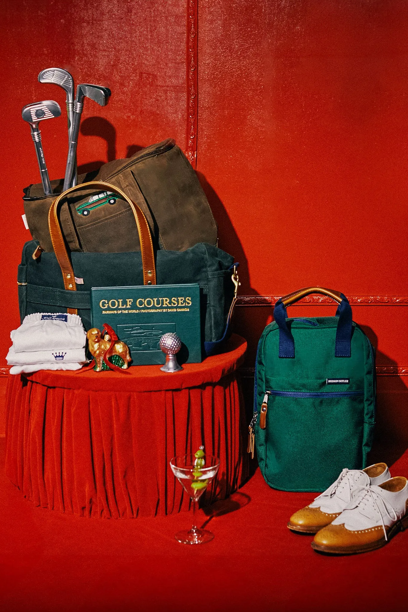 Hunter Green Waxed Canvas Heritage Commuter Duffel