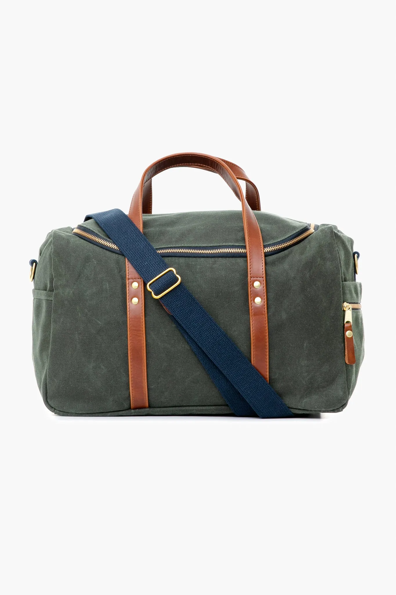 Hunter Green Waxed Canvas Heritage Commuter Duffel