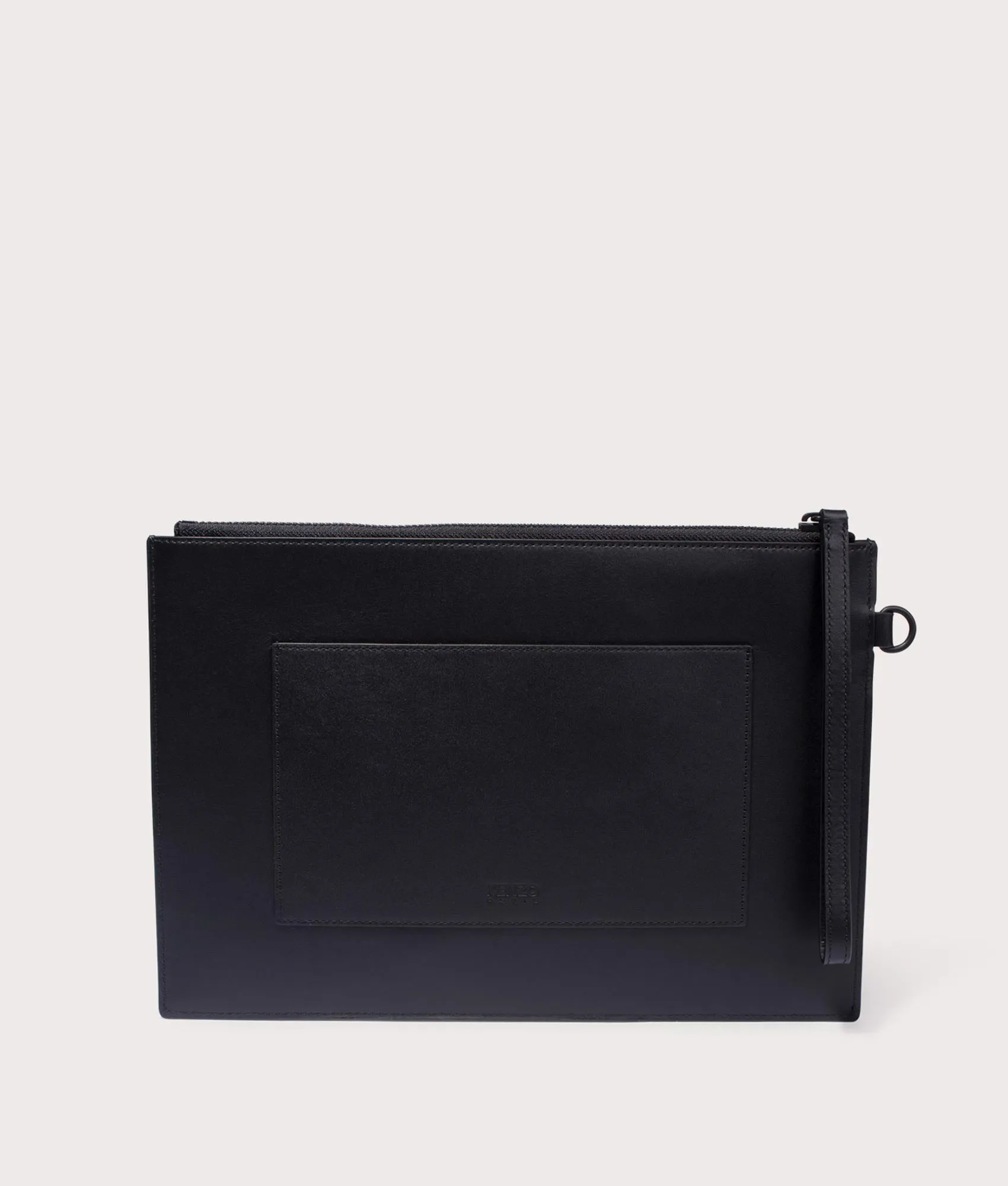 KENZO Paris Large Leather Pouch Bag