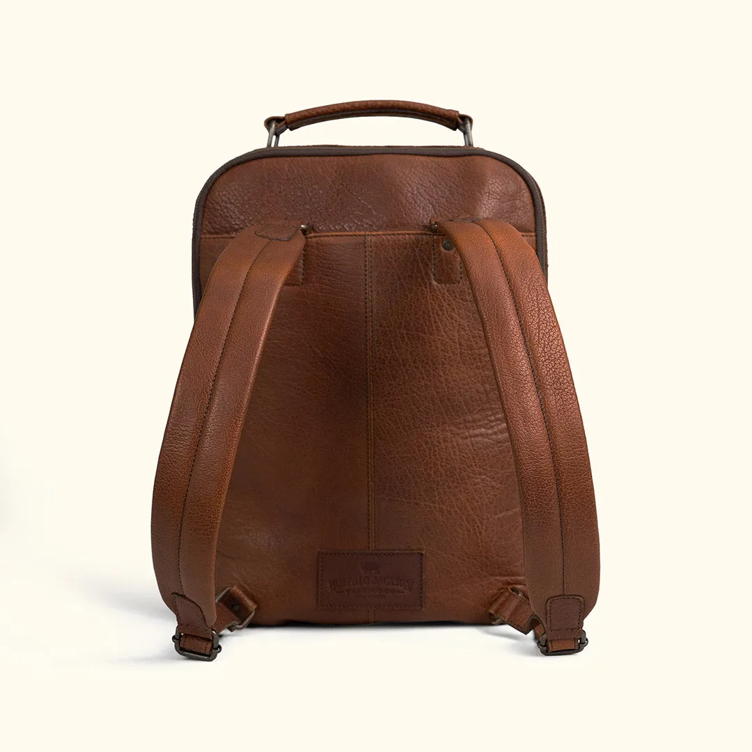 Limited Edition Roosevelt Buffalo Leather Backpack | Buffalo Grain