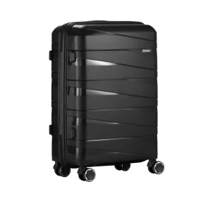 Mazam 28" Luggage Set Travel TSA Lock PP Case Black