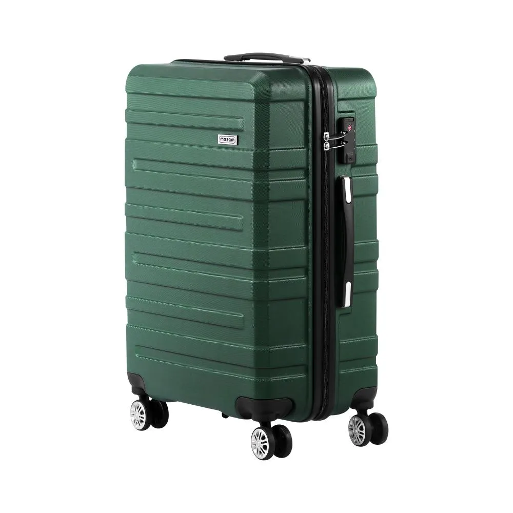 Mazam 28" Luggage Suitcase Trolley Set Travel TSA Lock Storage Hard Case Green