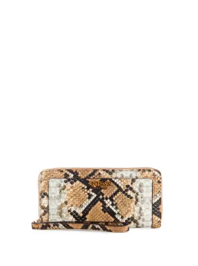 Natural Python Abey Large Wallet