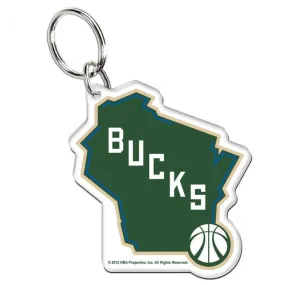 NBA MILWAUKEE BUCKS PREMIUM ACRYLIC KEY RING