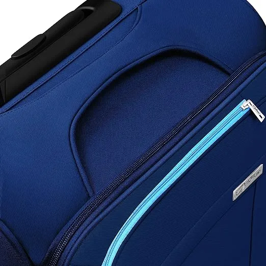 OPTIMA Prion Softside Expandable Roller Luggage (24 inch Colour -Blue)