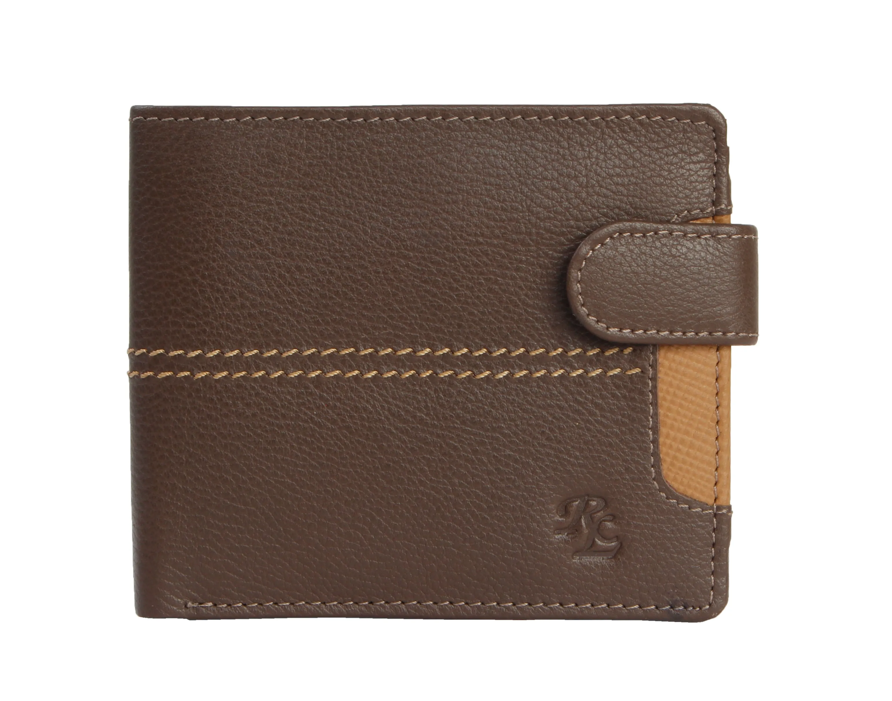 RL Loop & Stitch Leather Wallet