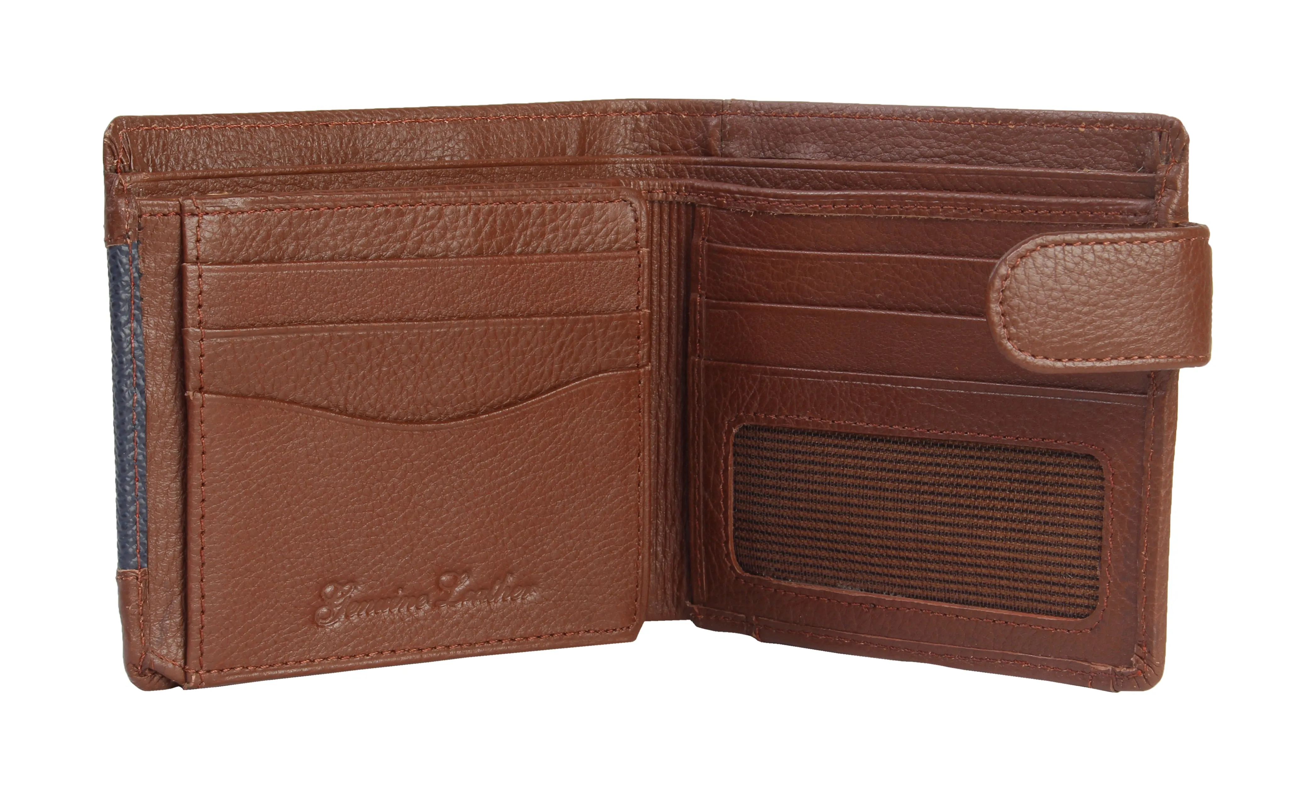 RL Loop & Stitch Leather Wallet