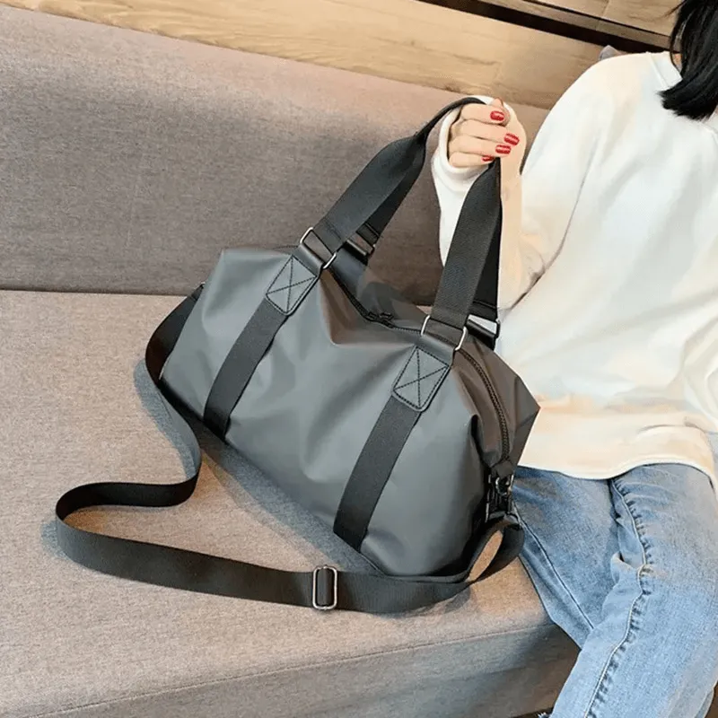 Stylish Women's Nylon Duffel Bag with Adjustable Strap - SF1994