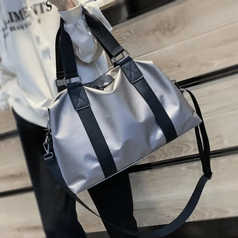 Stylish Women's Nylon Duffel Bag with Adjustable Strap - SF1994