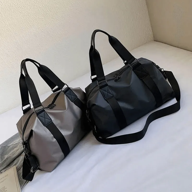 Stylish Women's Nylon Duffel Bag with Adjustable Strap - SF1994