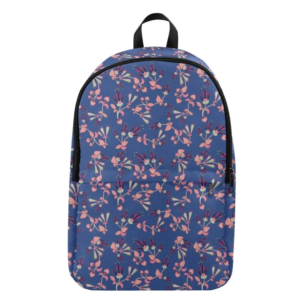 Swift Floral Peach Blue Backpack for Adult