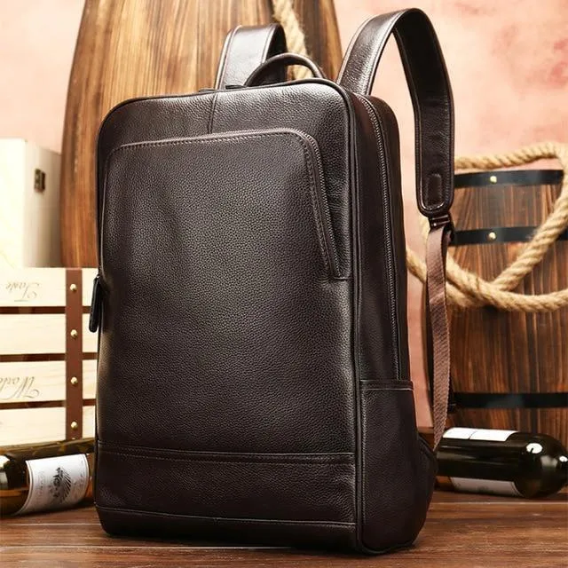 Travel Backpacks For Men Women Daypacks Black Brown Leather