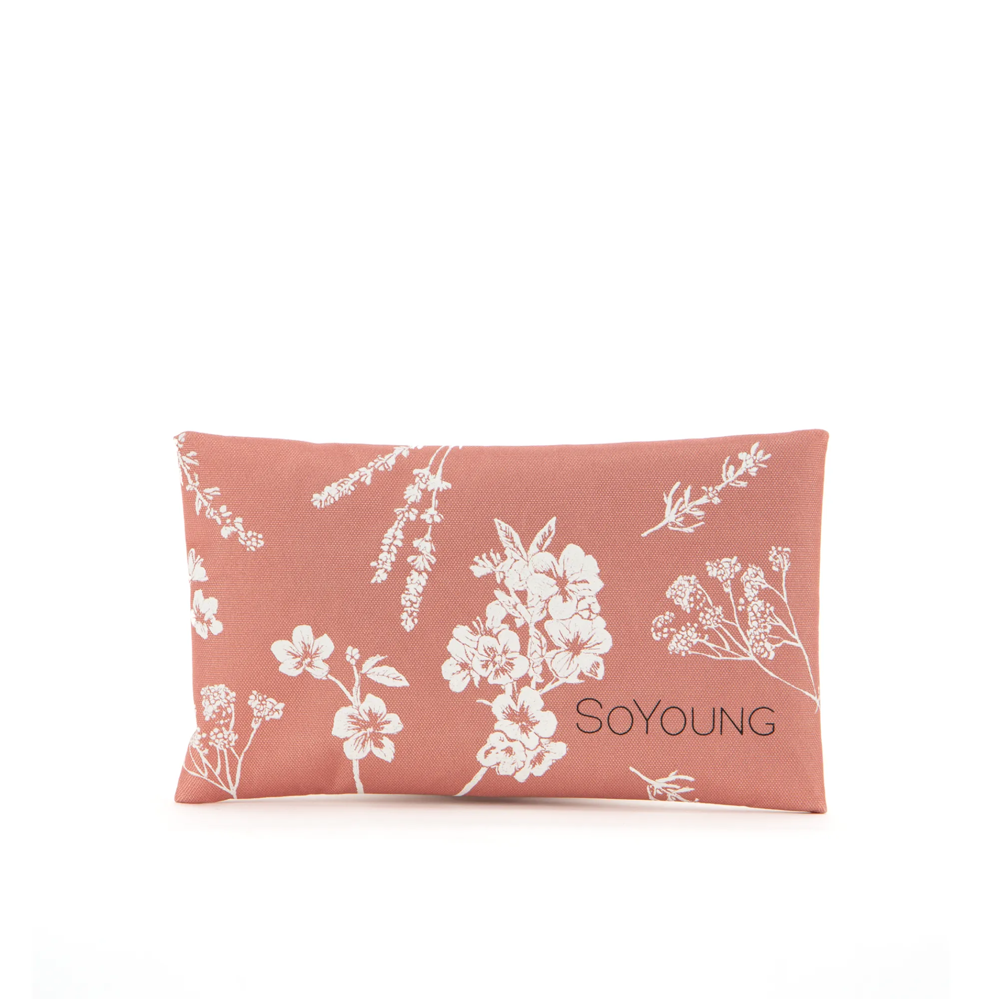 White Field Flowers Muted Clay Ice Pack