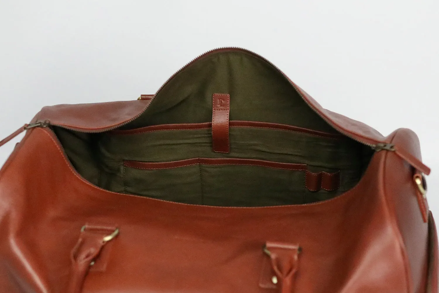 Winchester Holdall | Brown Leather Medium