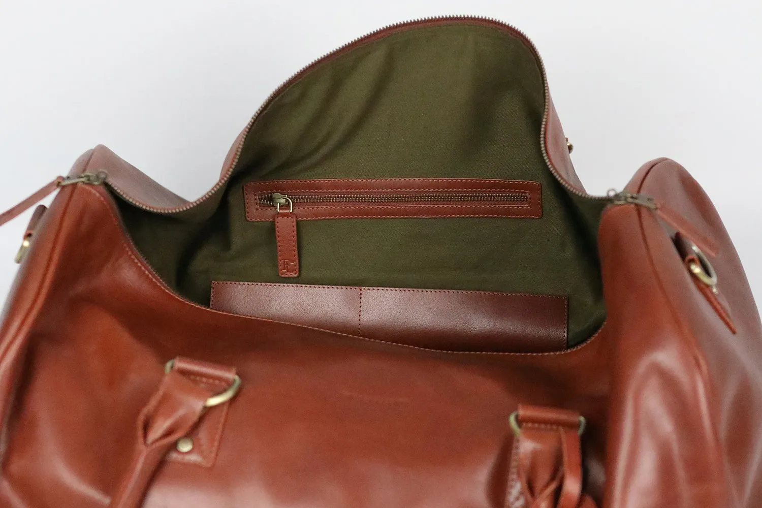 Winchester Holdall | Brown Leather Medium