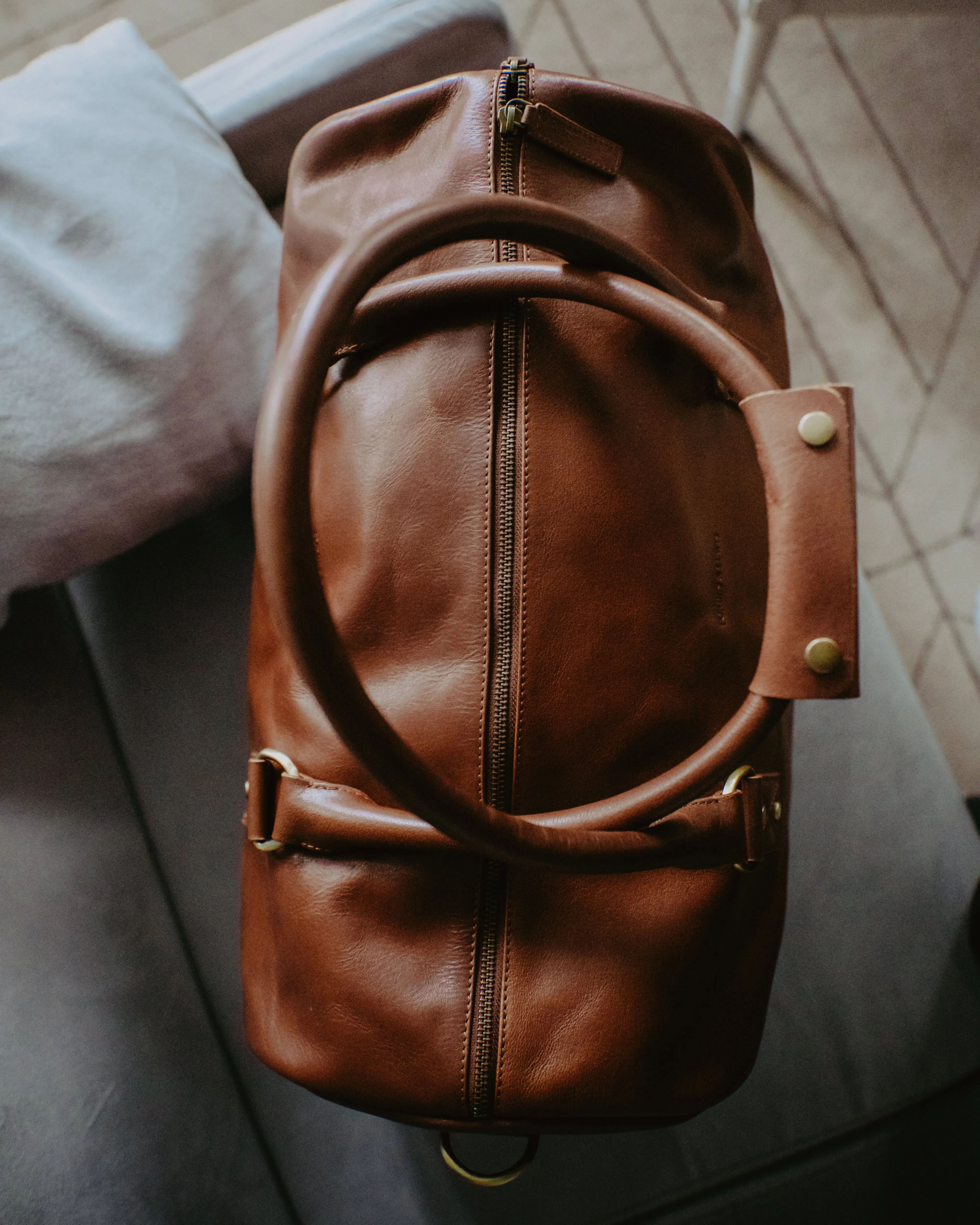 Winchester Holdall | Brown Leather Medium