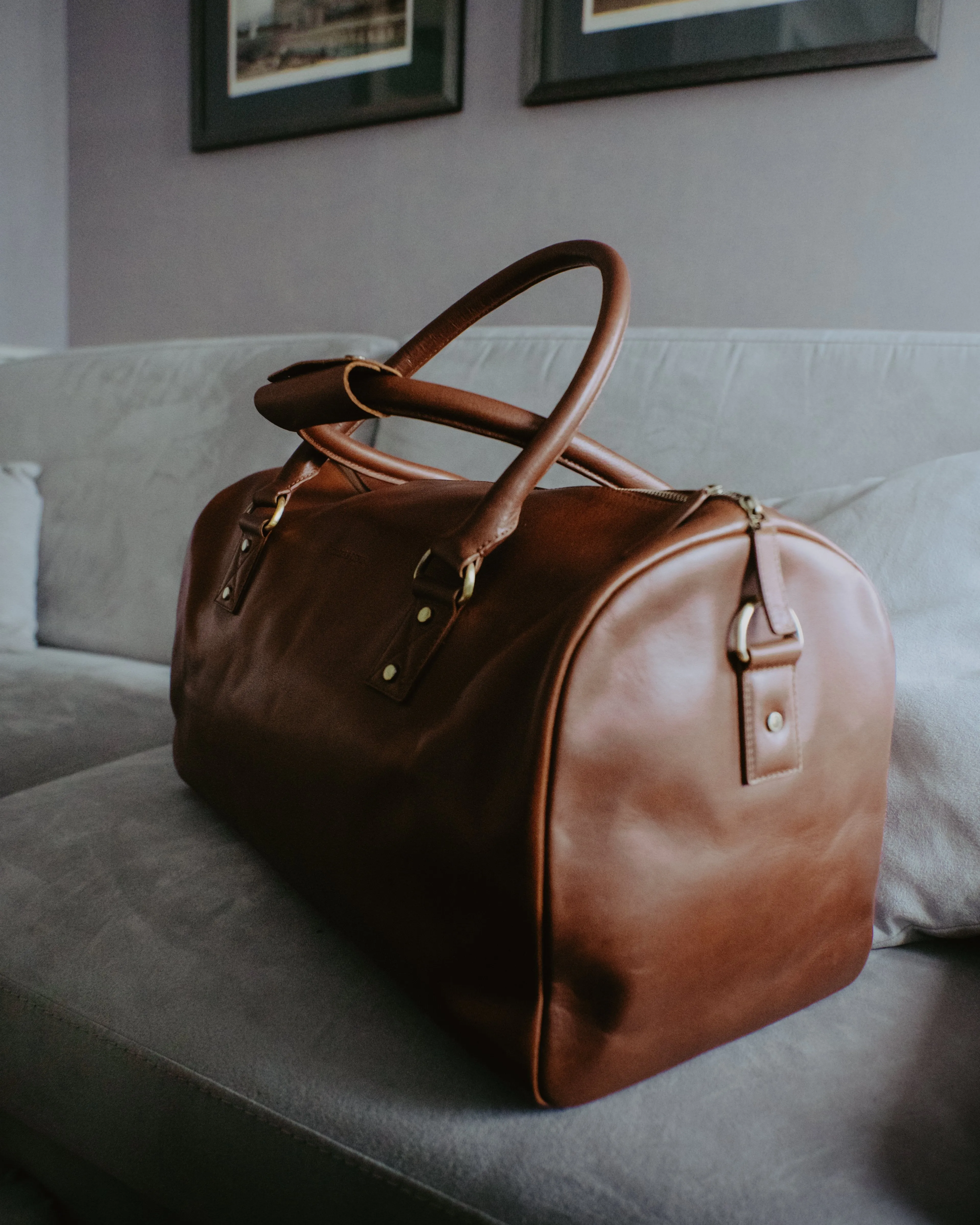 Winchester Holdall | Brown Leather Medium